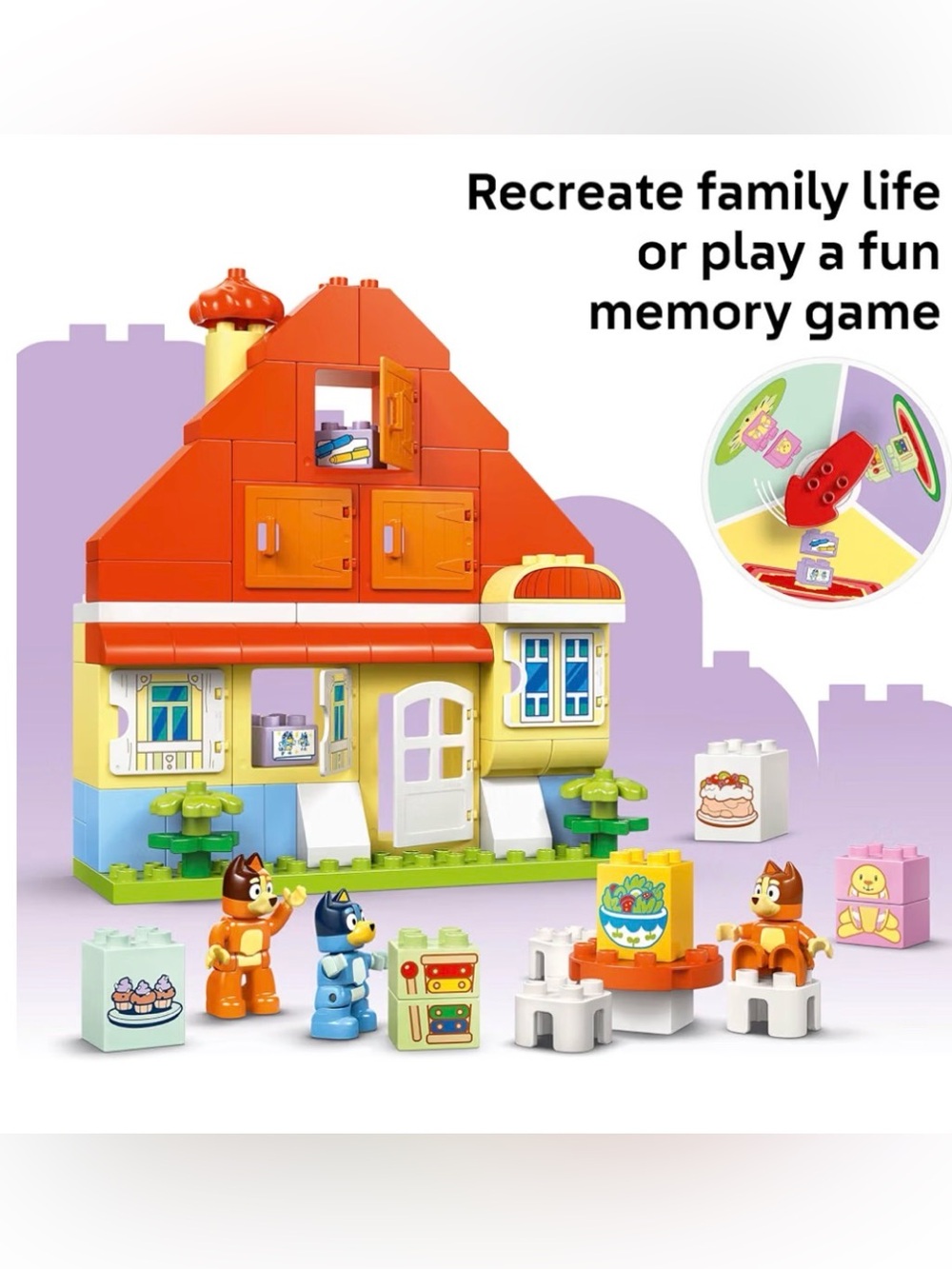 Bluey Family House Duplo Lego set - complete!